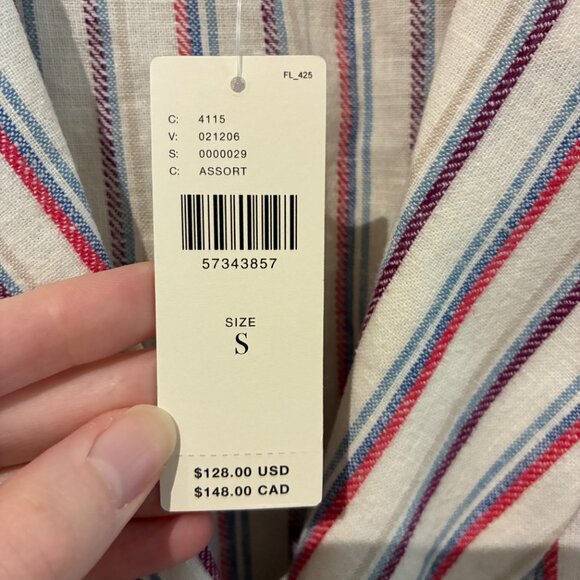 NWT Anthropologie Dolan Lightweight Striped Blazer - Women's S - Picture 3 of 6